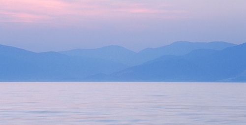 The Sea : Blue Mountains, Greece